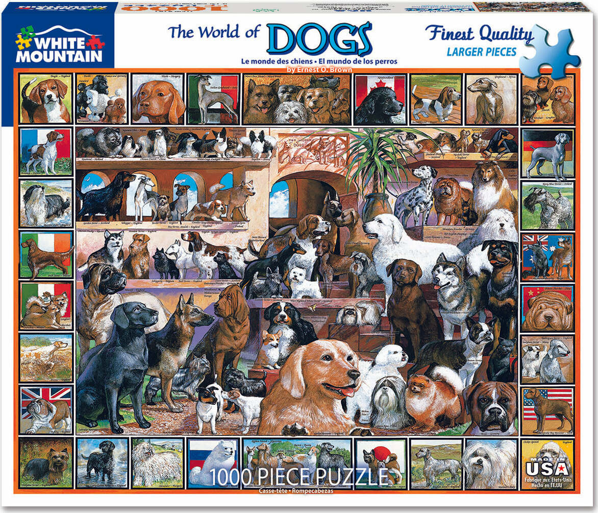 World of Dogs Puzzle 1000pcs