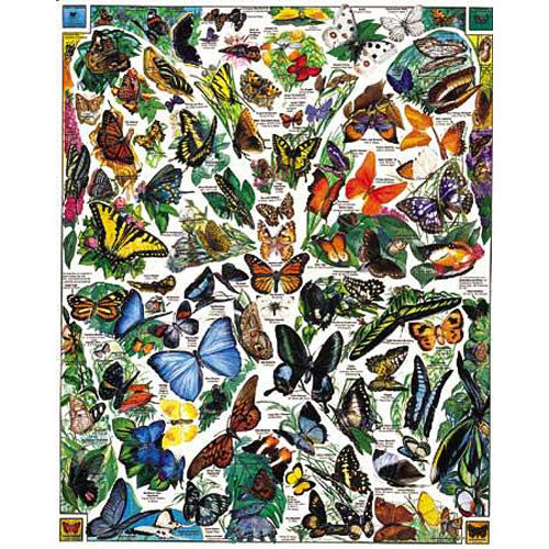 Butterflies of the World 1000pc Puzzle