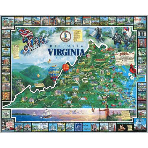 Historic Virginia Puzzle 1000pcs