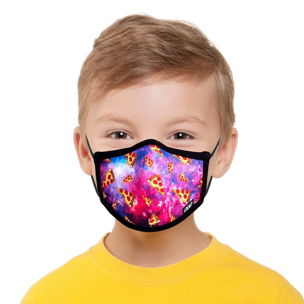 Youth Face Mask - Space Pizza