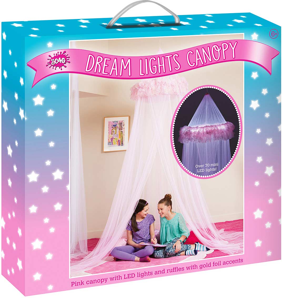 Pink Dream Lights Canopy