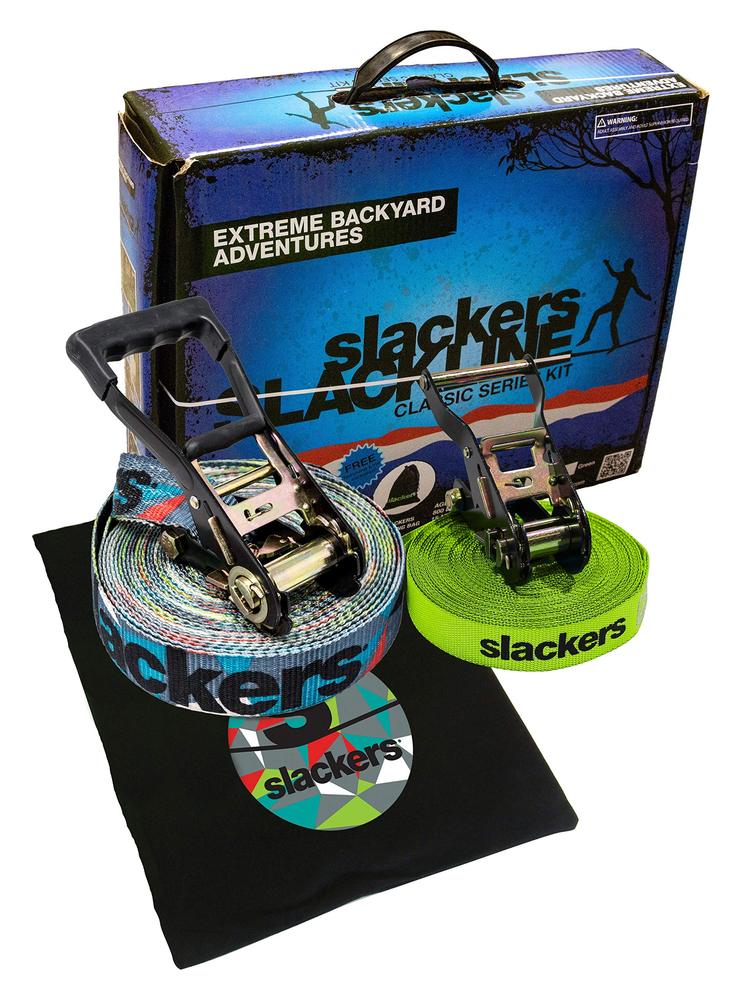 50' Slackers Slackline Classic Set- Prism