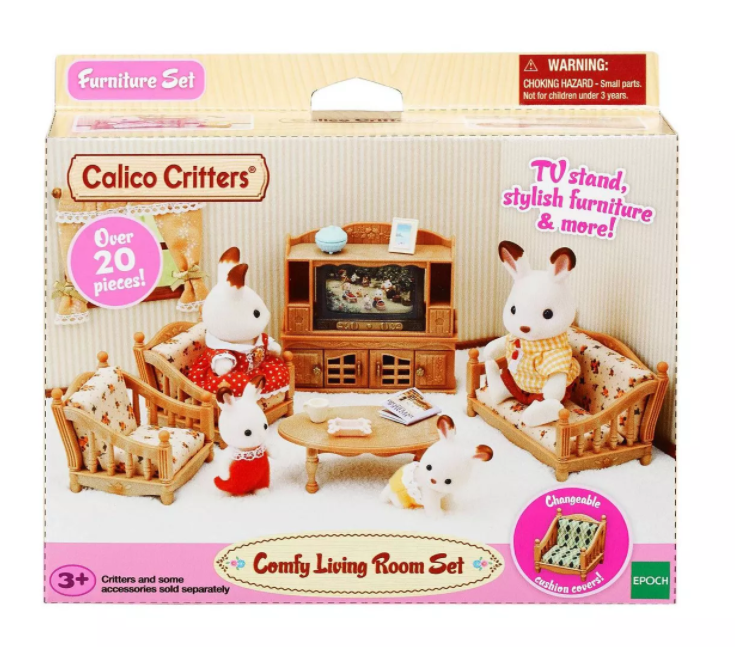 Calico Critters Comfy Living Room Set