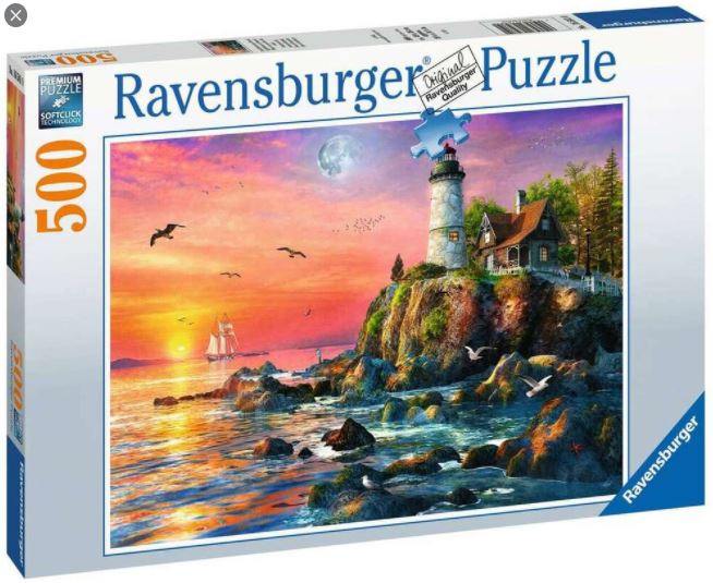 Lighthouse At Sunset