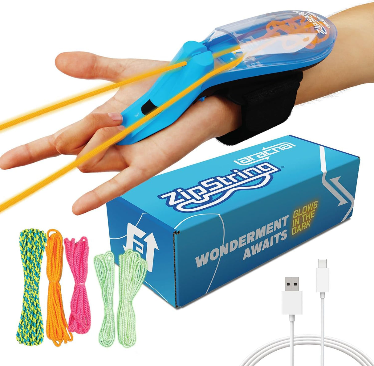 ZipString Aracna Glow-in-The-Dark Webshooter