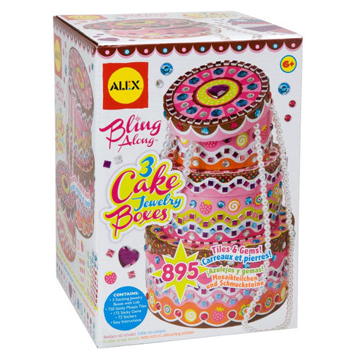 3 Cake Jewelry Boxes