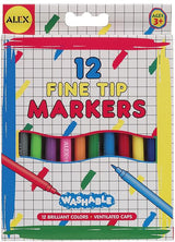 Washable Fine Tip Markers (12)