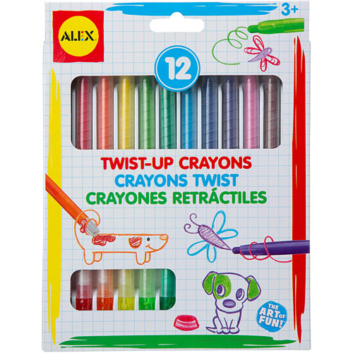 ALEX Toys Artist Studio 12 Twist Up Crayons