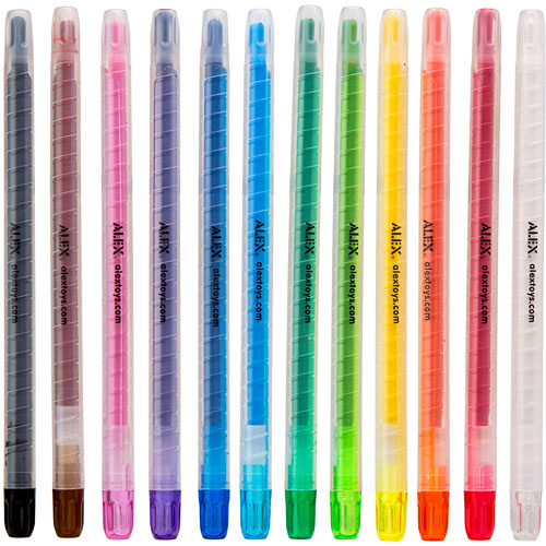 ALEX Toys Artist Studio 12 Twist Up Crayons