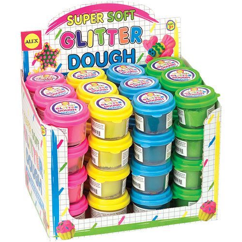 MINI NEON GLITTER DOUGH 1 OZ.