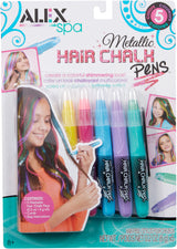 ALEX Toys Spa 5 Metallic Hair Chalk Pens