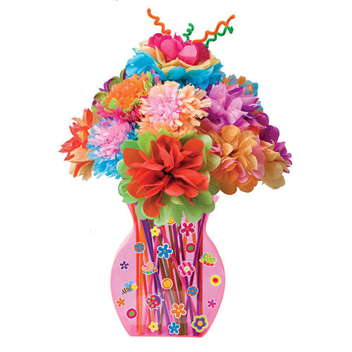 GIANT PAPER FLOWERS IN A VASE