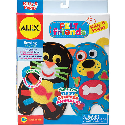 FELT FRIENDS - KITTY & PUPPY