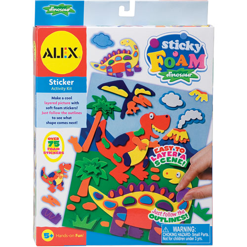 STICKY FOAM  DINOSAURS