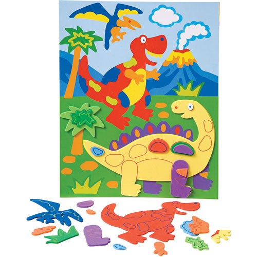 STICKY FOAM  DINOSAURS