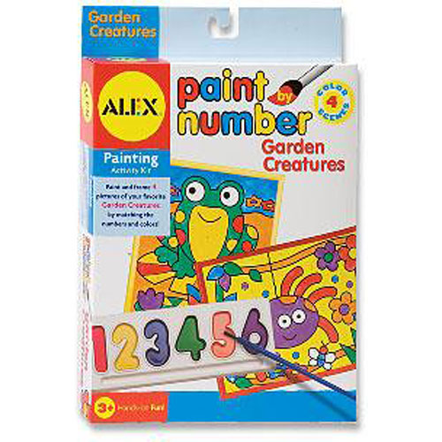 Paint By Number Garden Creatures