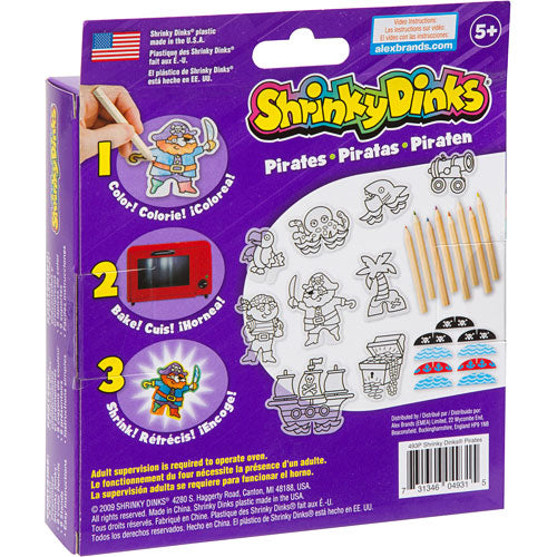 Shrinky Dinks - Pirates