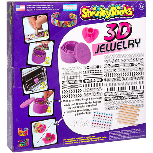 Shrinky Dinks Bake and Shape 3D Jewelry