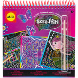 ALEX Toys Artist Studio Scra-ffiti So Cute Artist Studio Scratch Pad Coloring and Sketch Book