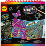 ALEX Toys Artist Studio Scra-ffiti So Cute Artist Studio Scratch Pad Coloring and Sketch Book