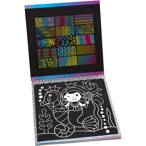 ALEX Toys Artist Studio Scra-ffiti So Cute Artist Studio Scratch Pad Coloring and Sketch Book