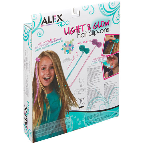 ALEX Spa Light and Glow Hair Clip Ons