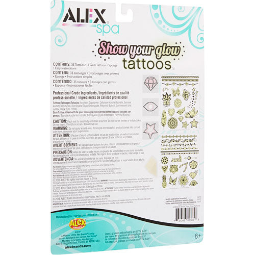 ALEX Spa Show Your Glow Tattoos