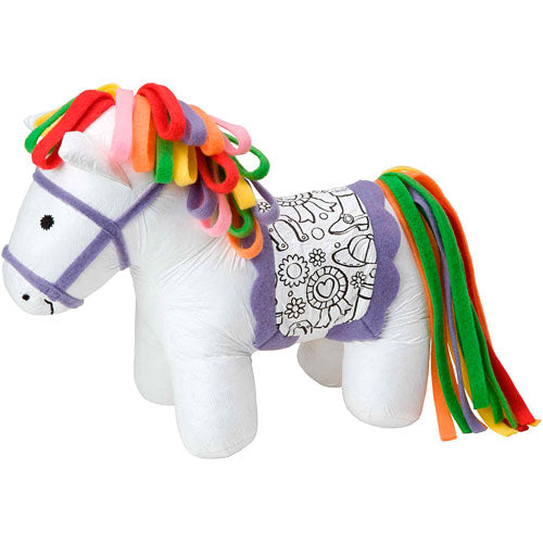 Color & Cuddle Washable Pony