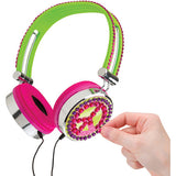 ALEX Toys DIY Wear Pink and Green Tech Couture Bling Headphones