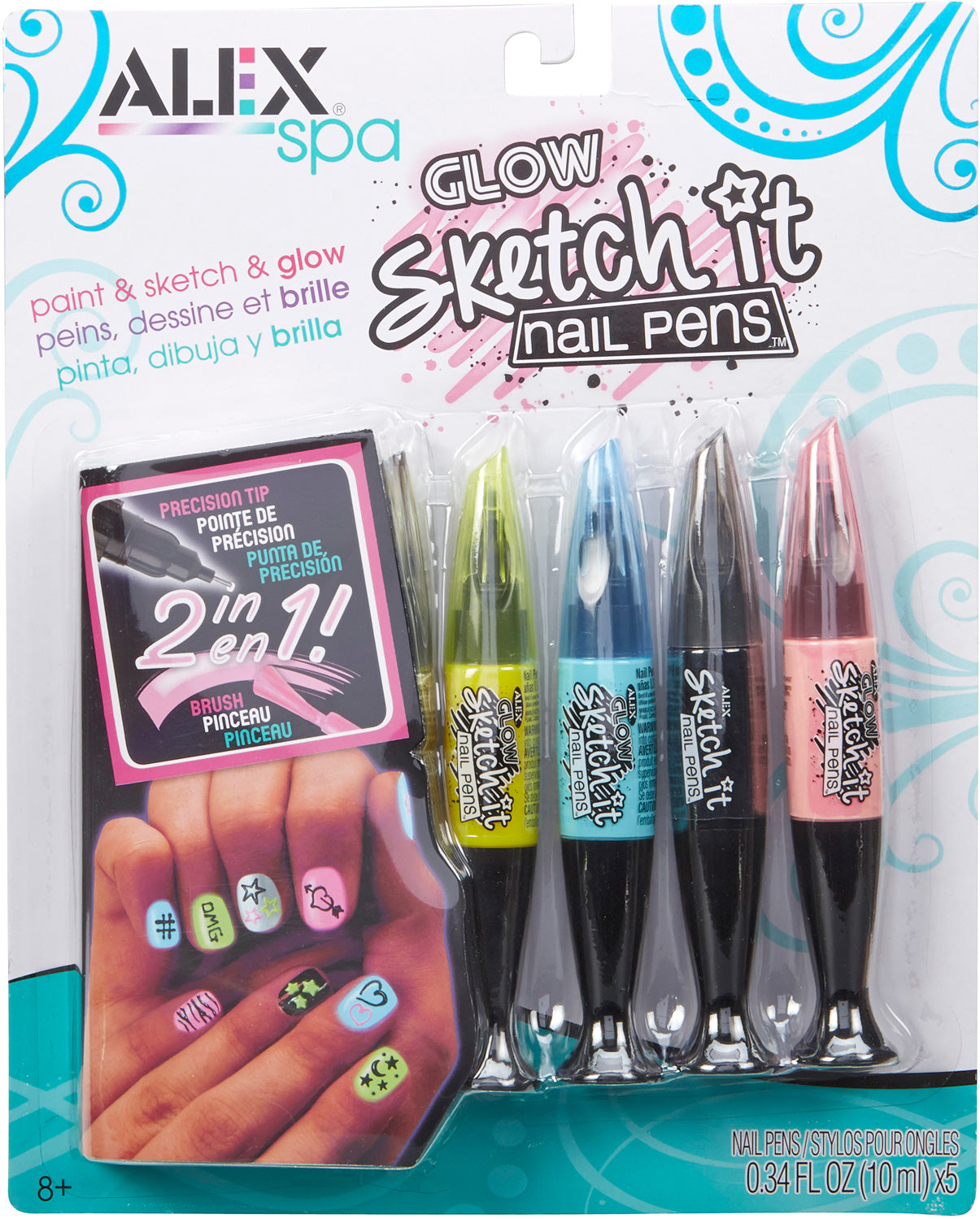 ALEX Spa Glow Sketch It Nail Pens