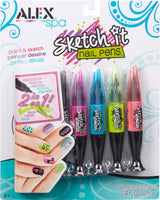 ALEX Spa Hot Hues Sketch It Nail Pens