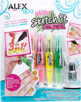 ALEX Toys Spa Glitter Sketch It Nail Pens