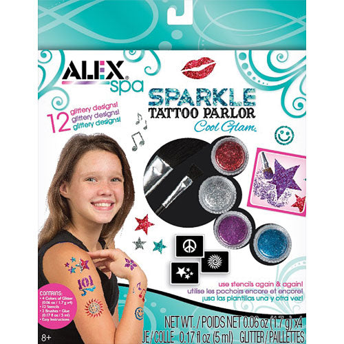 ALEX Toys Spa Sparkle Tattoo Parlor Cool Glam