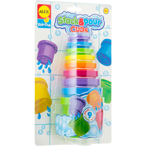 ALEX Toys Rub a Dub Stack and Pour Cups