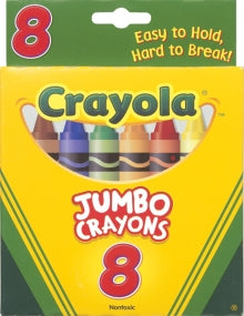 Crayons, 8/ CT 'so Big' Jumbo Crayons 24/ Cs