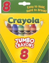 Crayons, 8/ CT 'so Big' Jumbo Crayons 24/ Cs