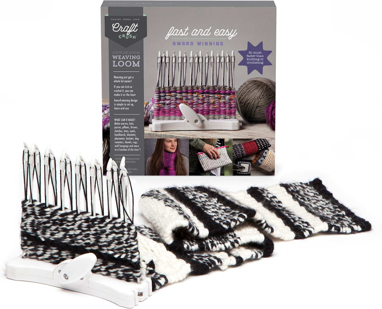Craft Crush Weaving Loom Lit