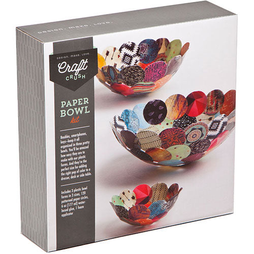 Craft Crush Paper Bowls Kit