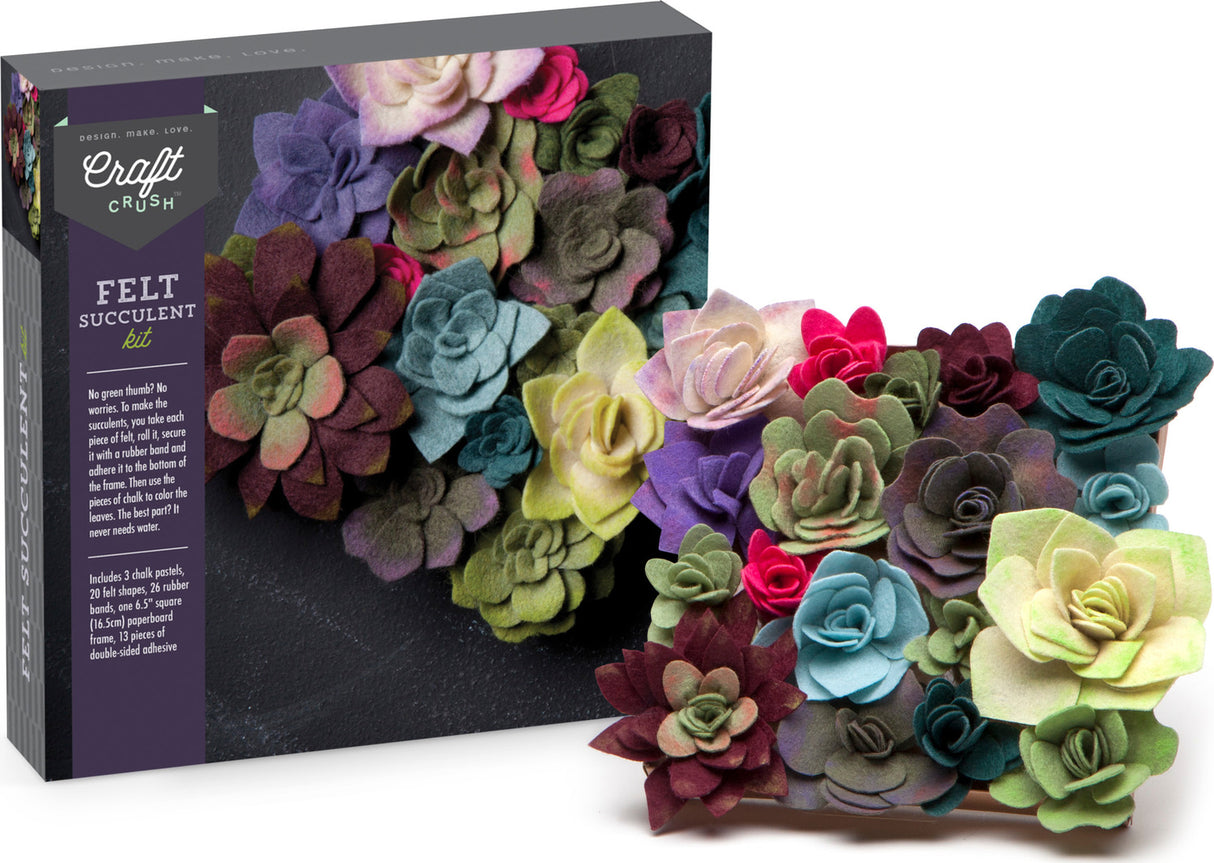 Craft Crush Felt Succulents Kit