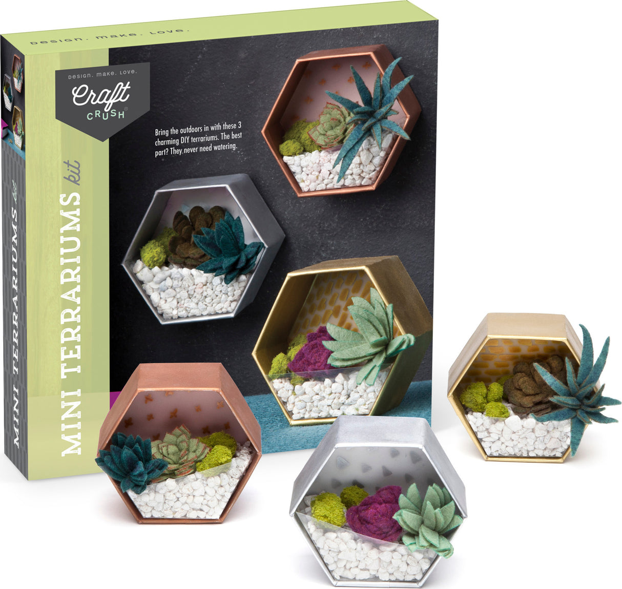 Craft Crush Mini Terrariums Kit