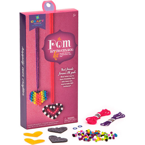 Craft-tastic Pom BFF Necklace Kit