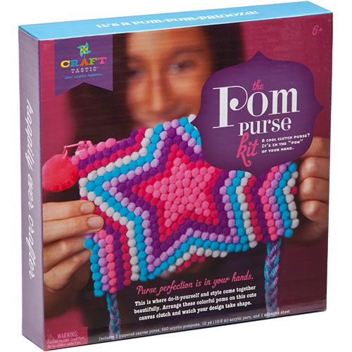 Craft-tastic Pom Purse kit