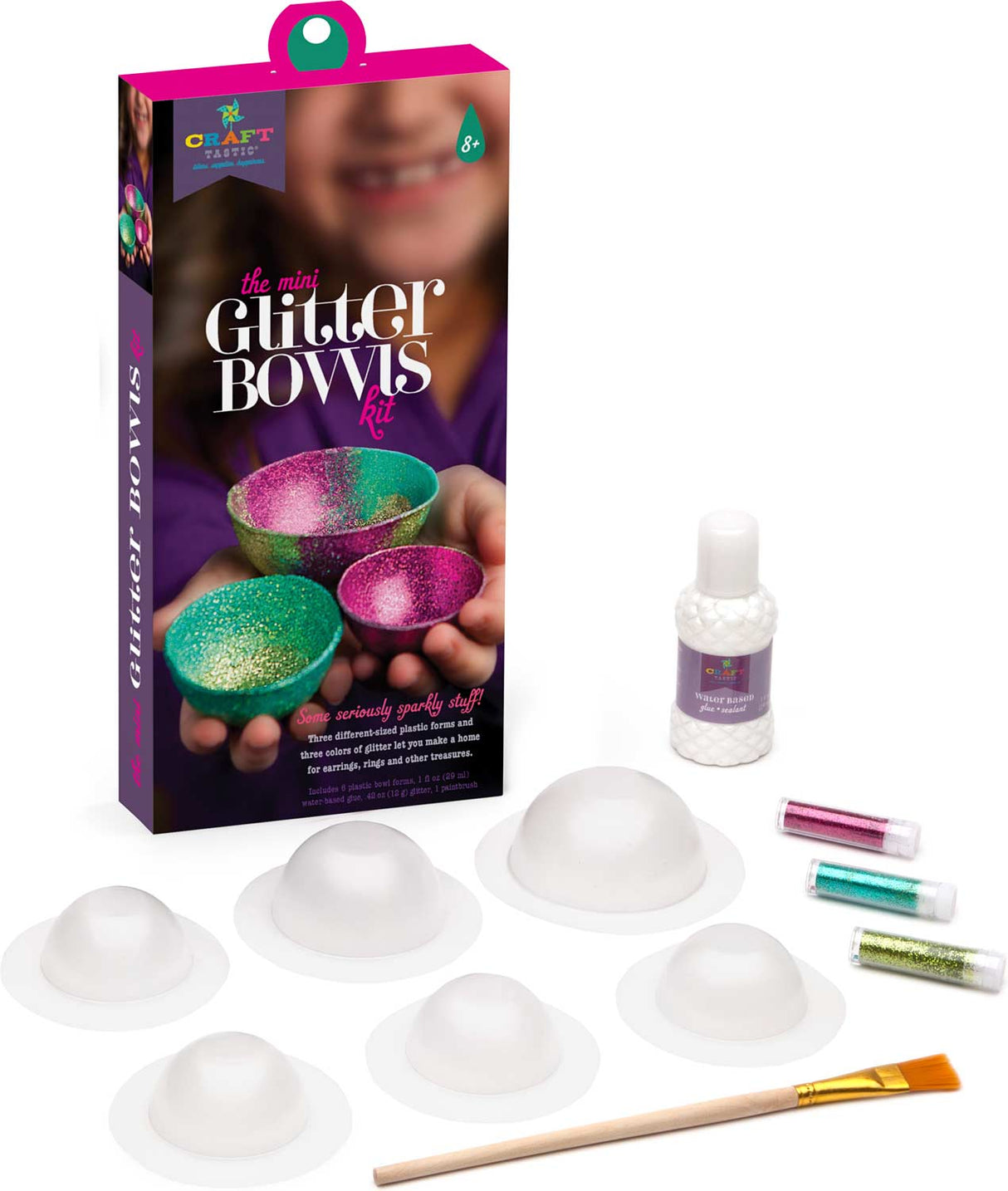Craft-tastic Mini Glitter Bowl Kit