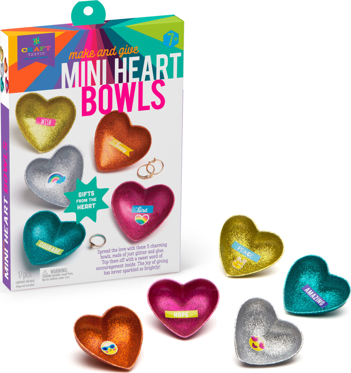 Craft-tastic Mini Heart Bowls Kit
