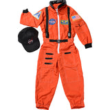 Jr. Astronaut Suit w/Embroidered Cap, size 6/8 (orange)