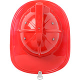 Jr. Fire Fighter, Helmet Only, Red Adj Youth Size, with Siren Light