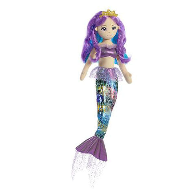 Sea Sparkles - Rainbow Violet 18in
