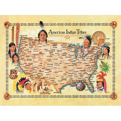 American Indian Tribes Puzzle 500 pcs