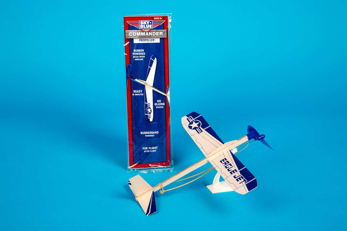 Commander (12" Balsa, Rubberband Powered)