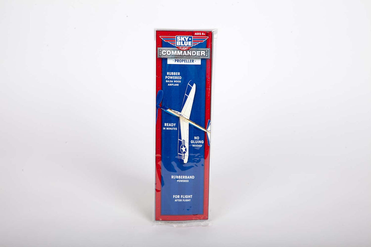 Commander (12" Balsa, Rubberband Powered)